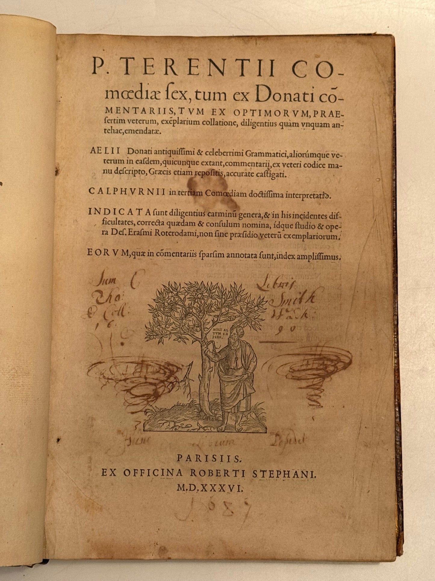 Terence's Comedies 1536