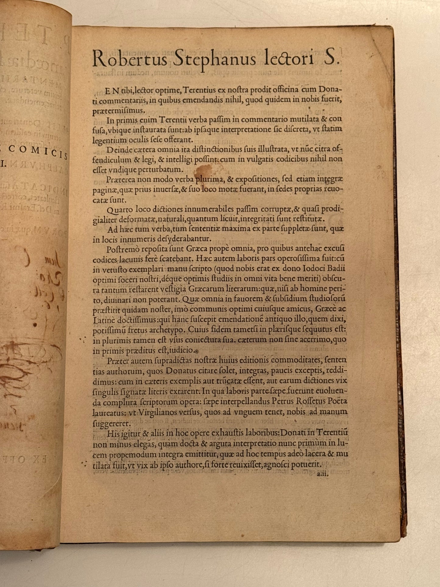 Terence's Comedies 1536