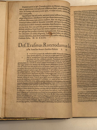 Terence's Comedies 1536