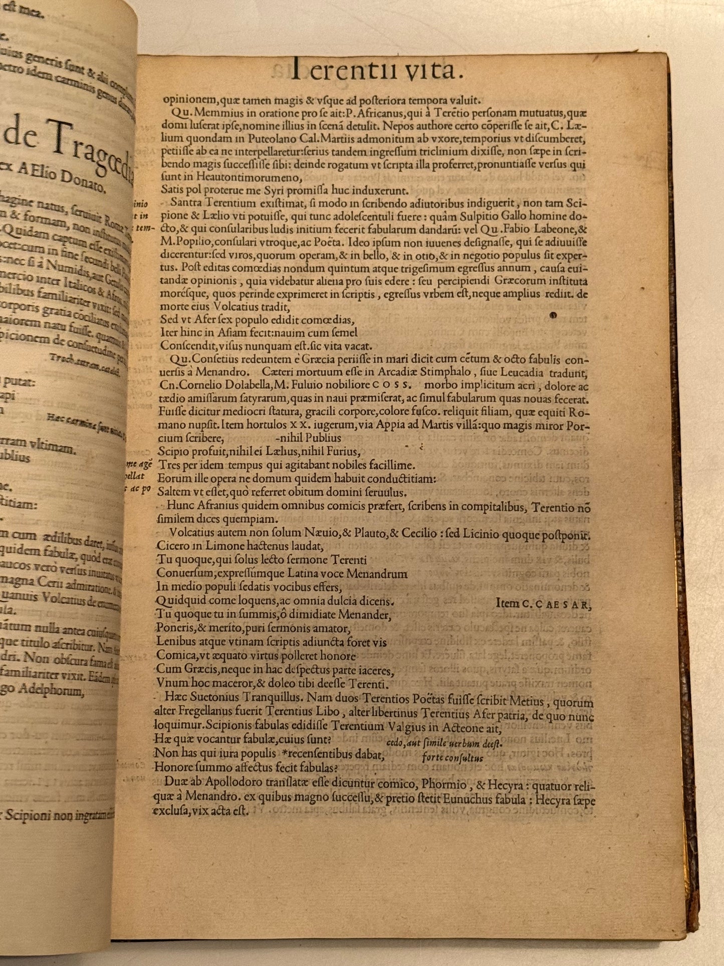 Terence's Comedies 1536