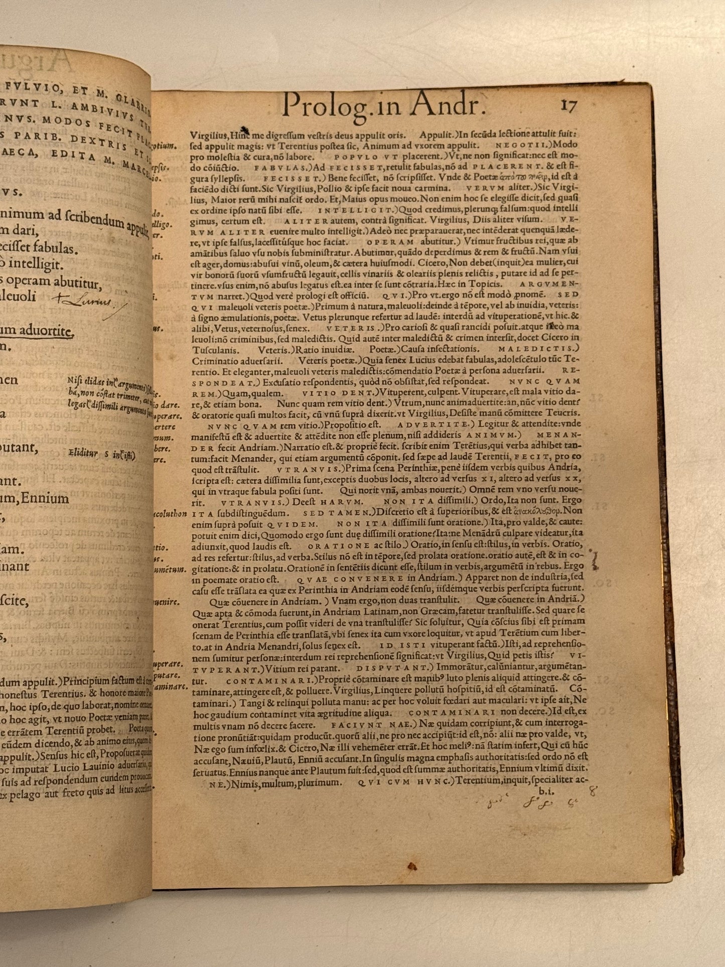 Terence's Comedies 1536