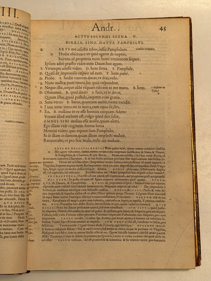 Terence's Comedies 1536