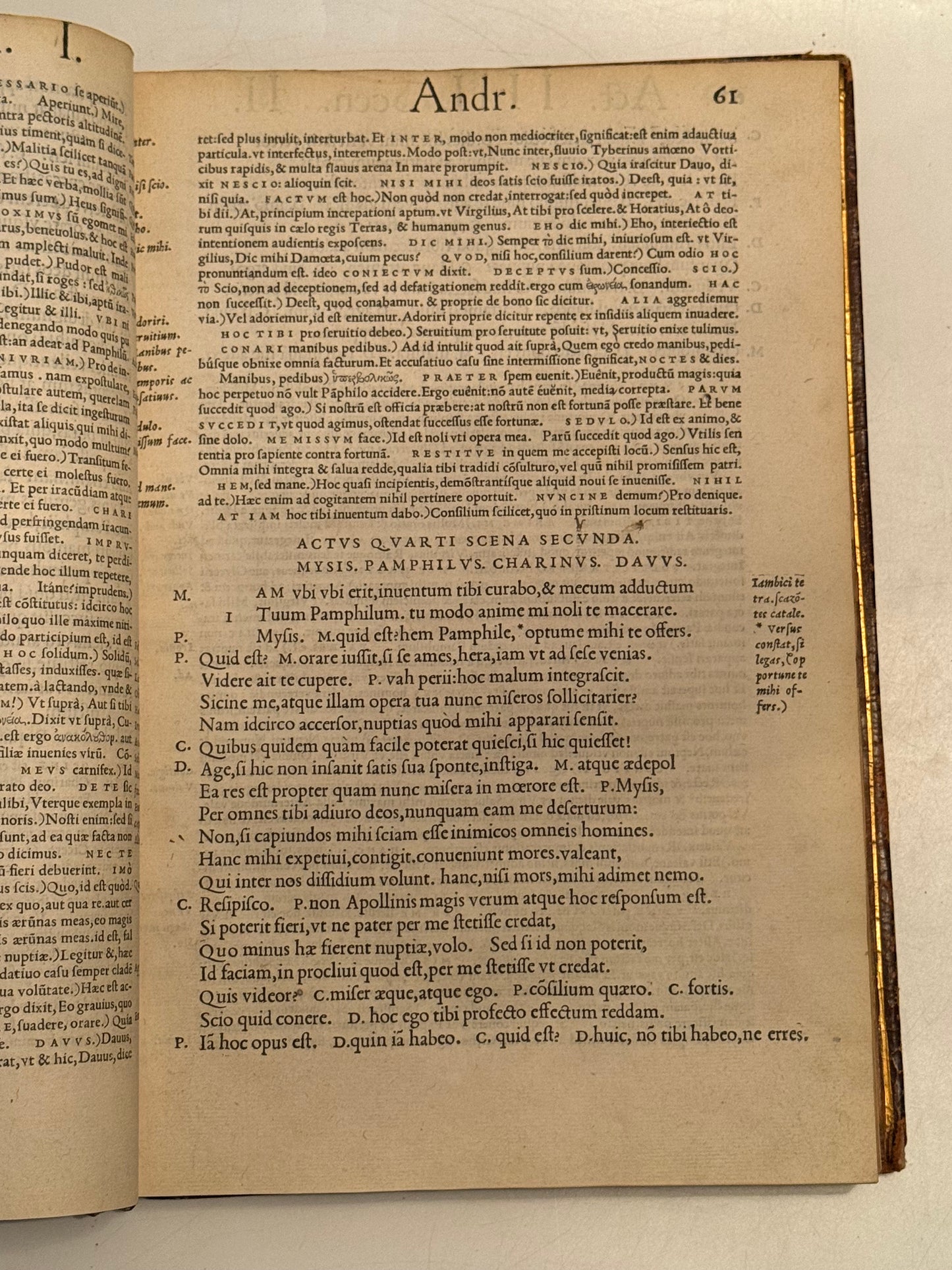 Terence's Comedies 1536