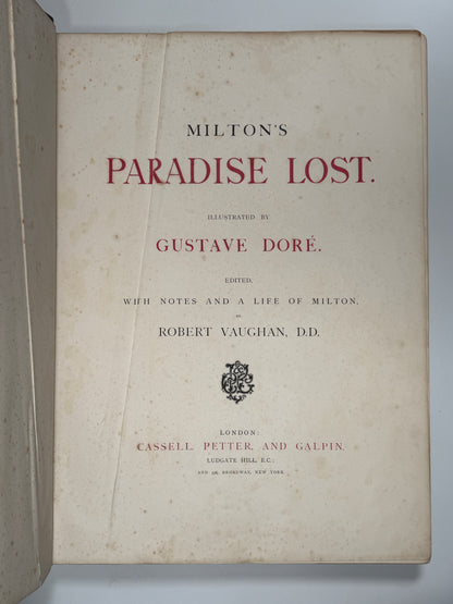 Paradise Lost by John Milton c.1866 Gustave Dore