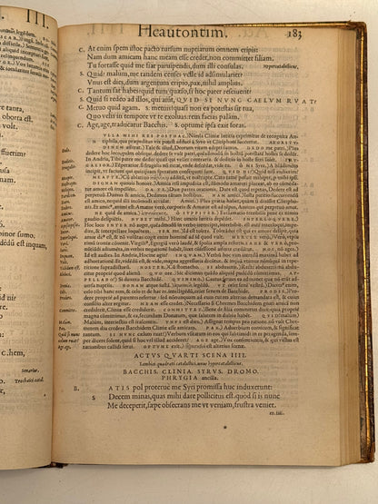Terence's Comedies 1536