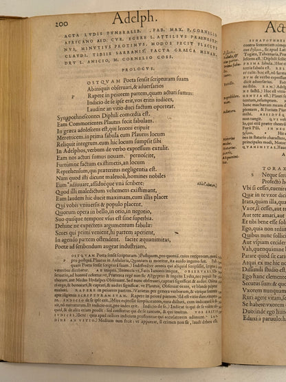 Terence's Comedies 1536