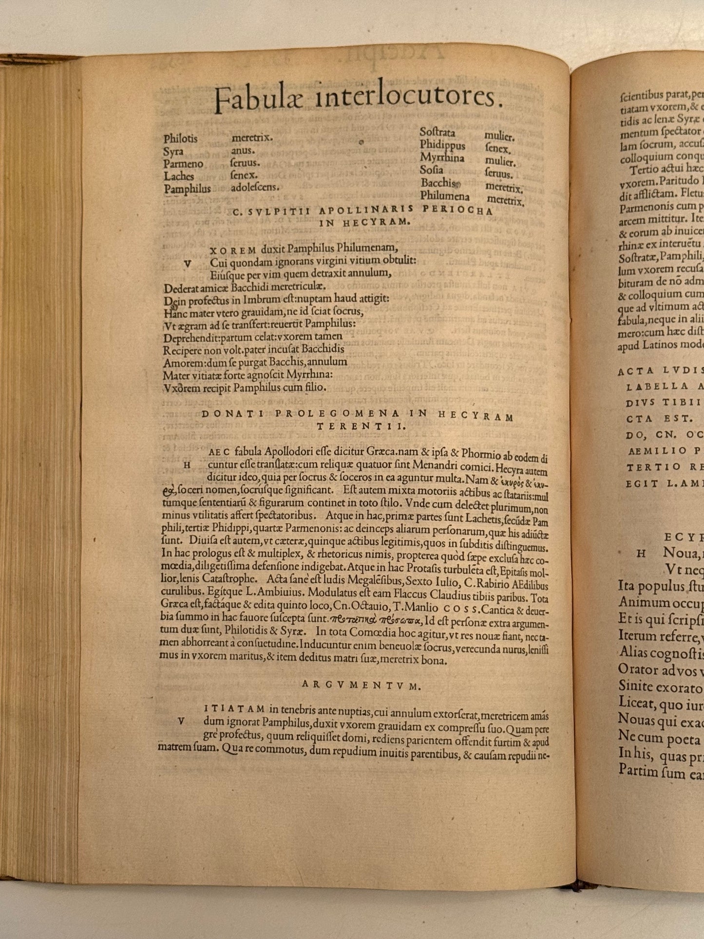 Terence's Comedies 1536