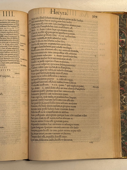 Terence's Comedies 1536