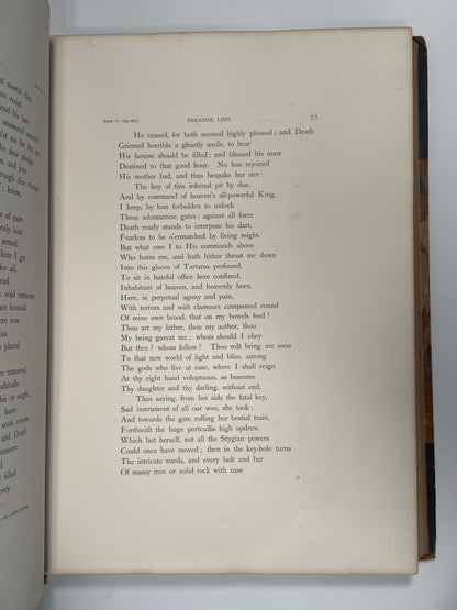 Paradise Lost by John Milton c.1866 Gustave Dore