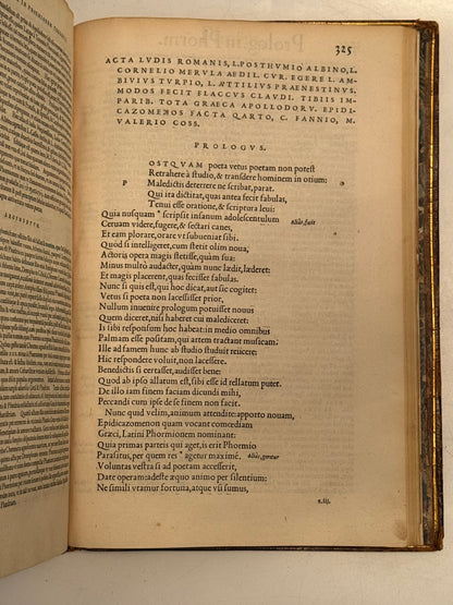 Terence's Comedies 1536