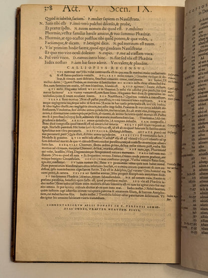 Terence's Comedies 1536