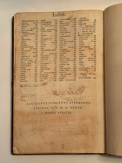 Terence's Comedies 1536