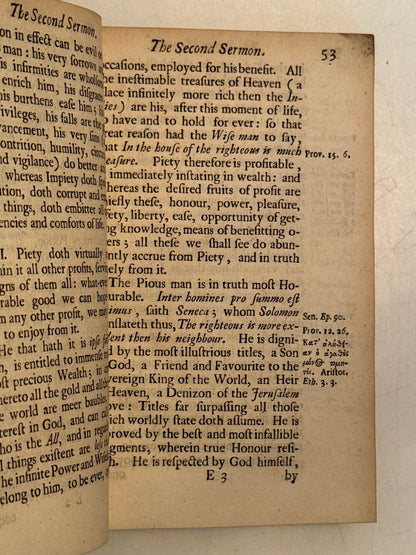 Isaac Barrow's Sermons 1679