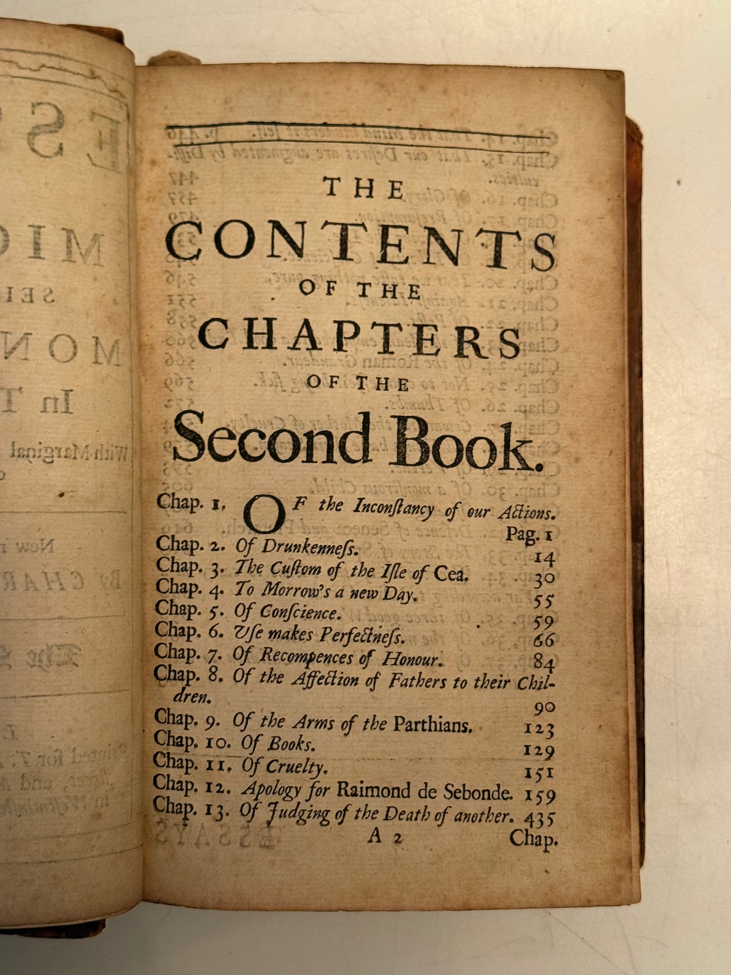 The Essays of Michel de Montaigne 1686-1711 First Edition