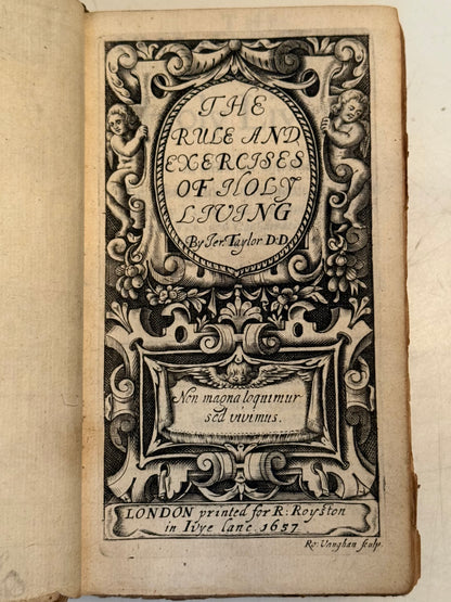 Taylor's Holy Living and Holy Dying 1656-8