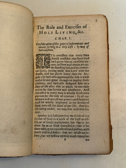 Taylor's Holy Living and Holy Dying 1656-8