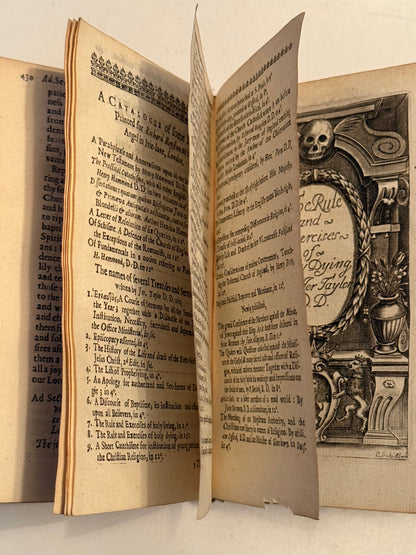 Taylor's Holy Living and Holy Dying 1656-8