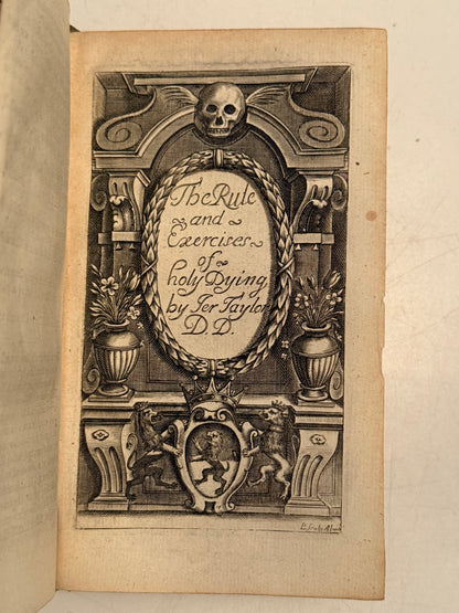Taylor's Holy Living and Holy Dying 1656-8