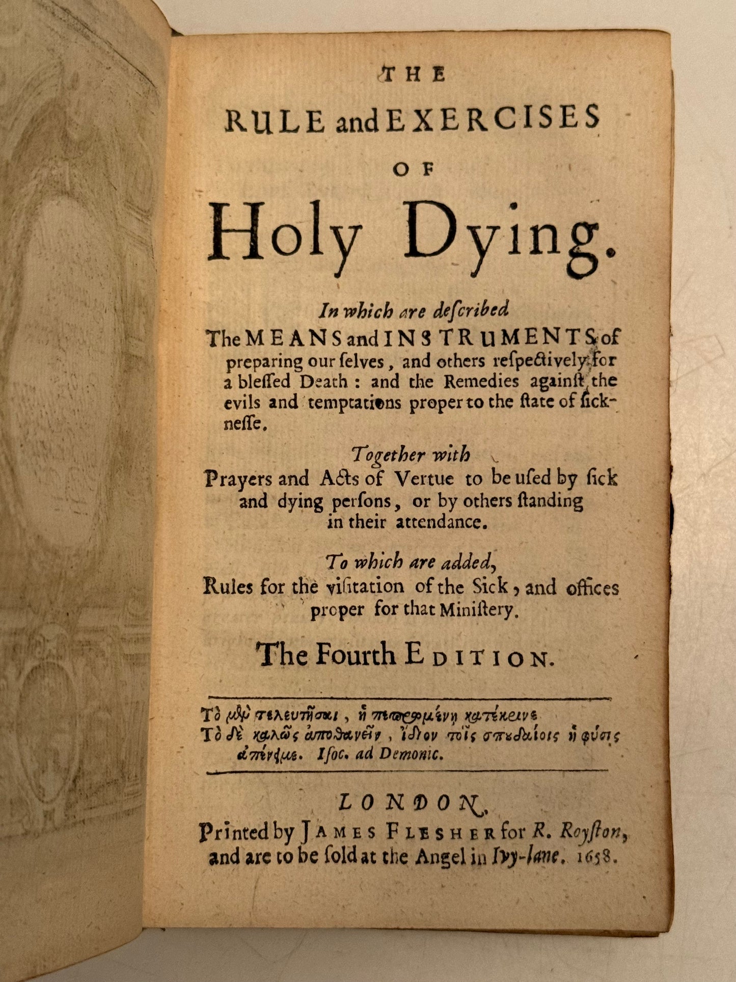 Taylor's Holy Living and Holy Dying 1656-8