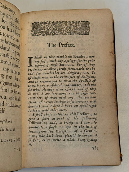 John Tillotson's Sermons 1671 First Edition