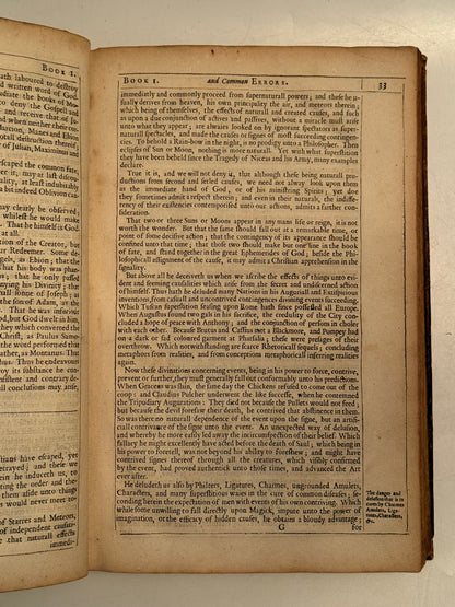 Pseudodoxia Epidemica by Thomas Browne 1650