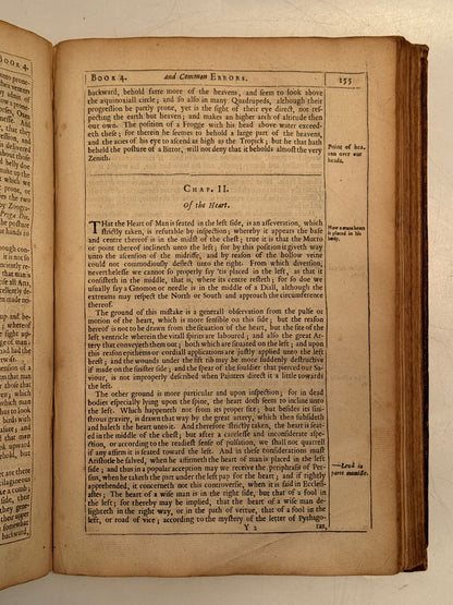 Pseudodoxia Epidemica by Thomas Browne 1650