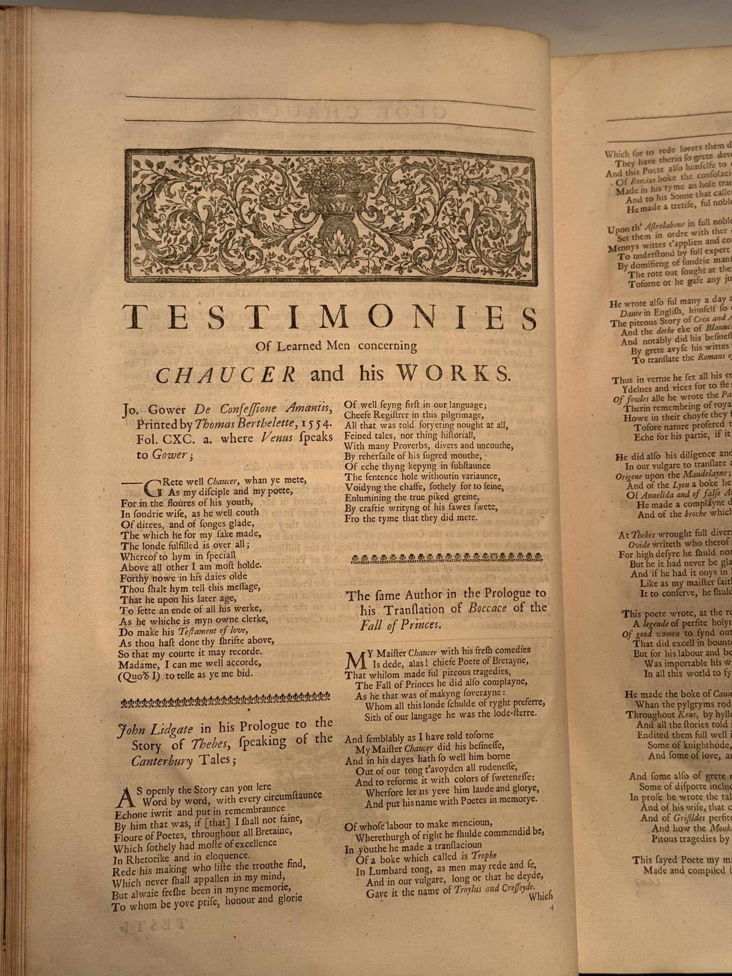 The Works of Geoffrey Chaucer 1721 John Urry Edition