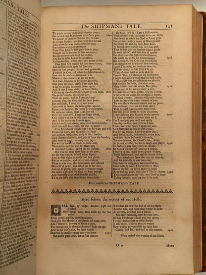 The Works of Geoffrey Chaucer 1721 John Urry Edition