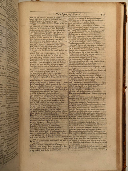 The Works of Geoffrey Chaucer 1721 John Urry Edition