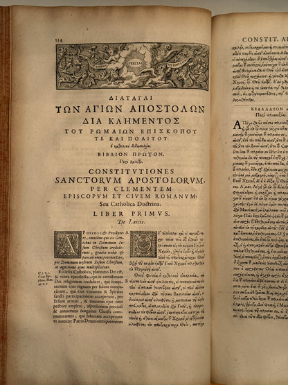 The Apostolic Fathers 1672 First Edition