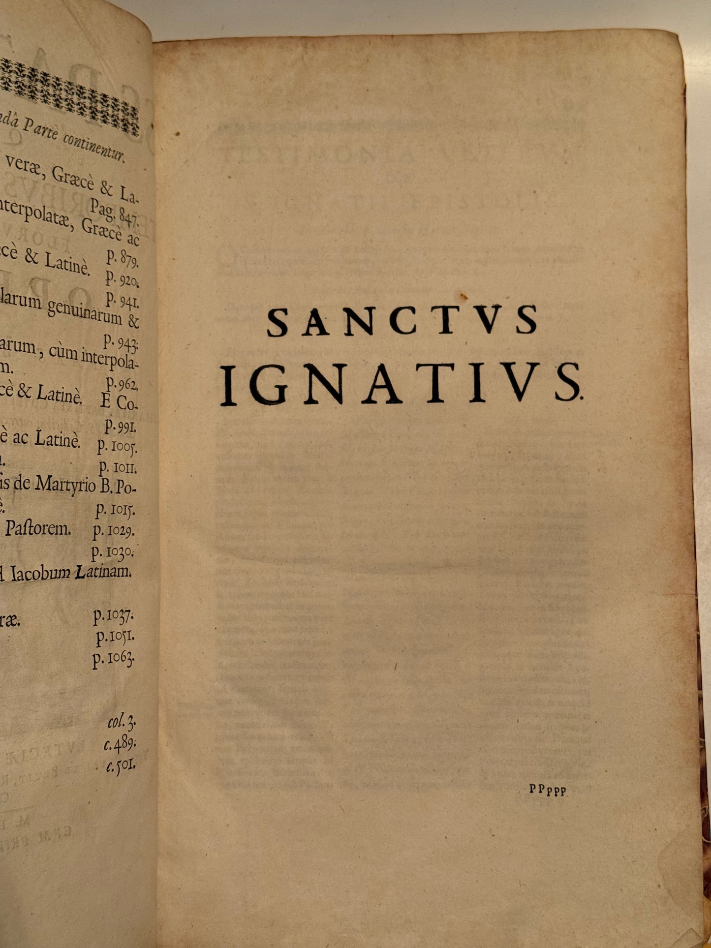 The Apostolic Fathers 1672 First Edition