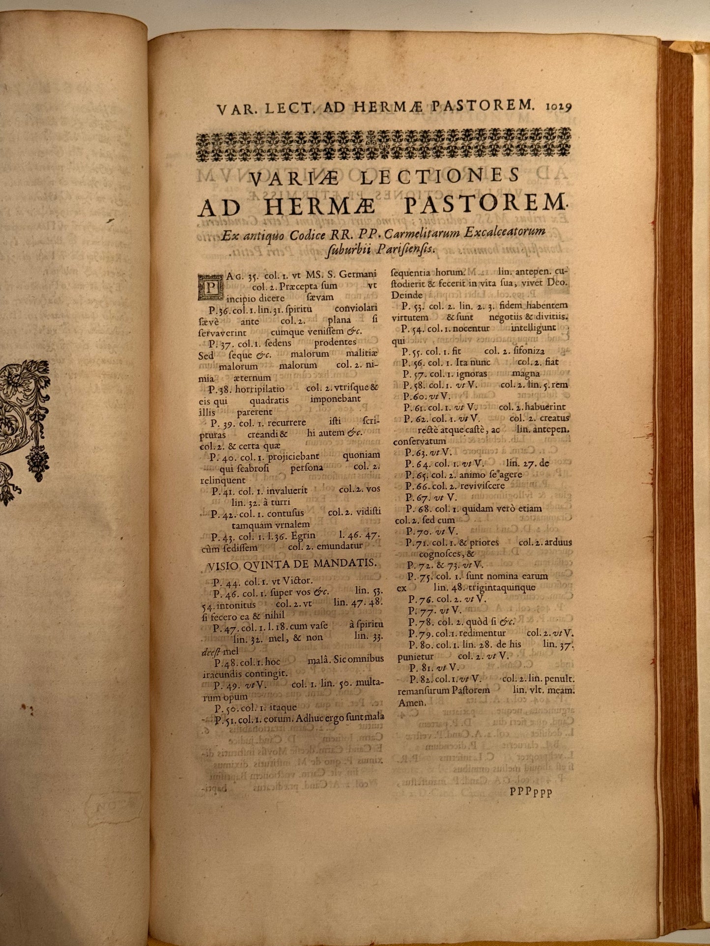 The Apostolic Fathers 1672 First Edition