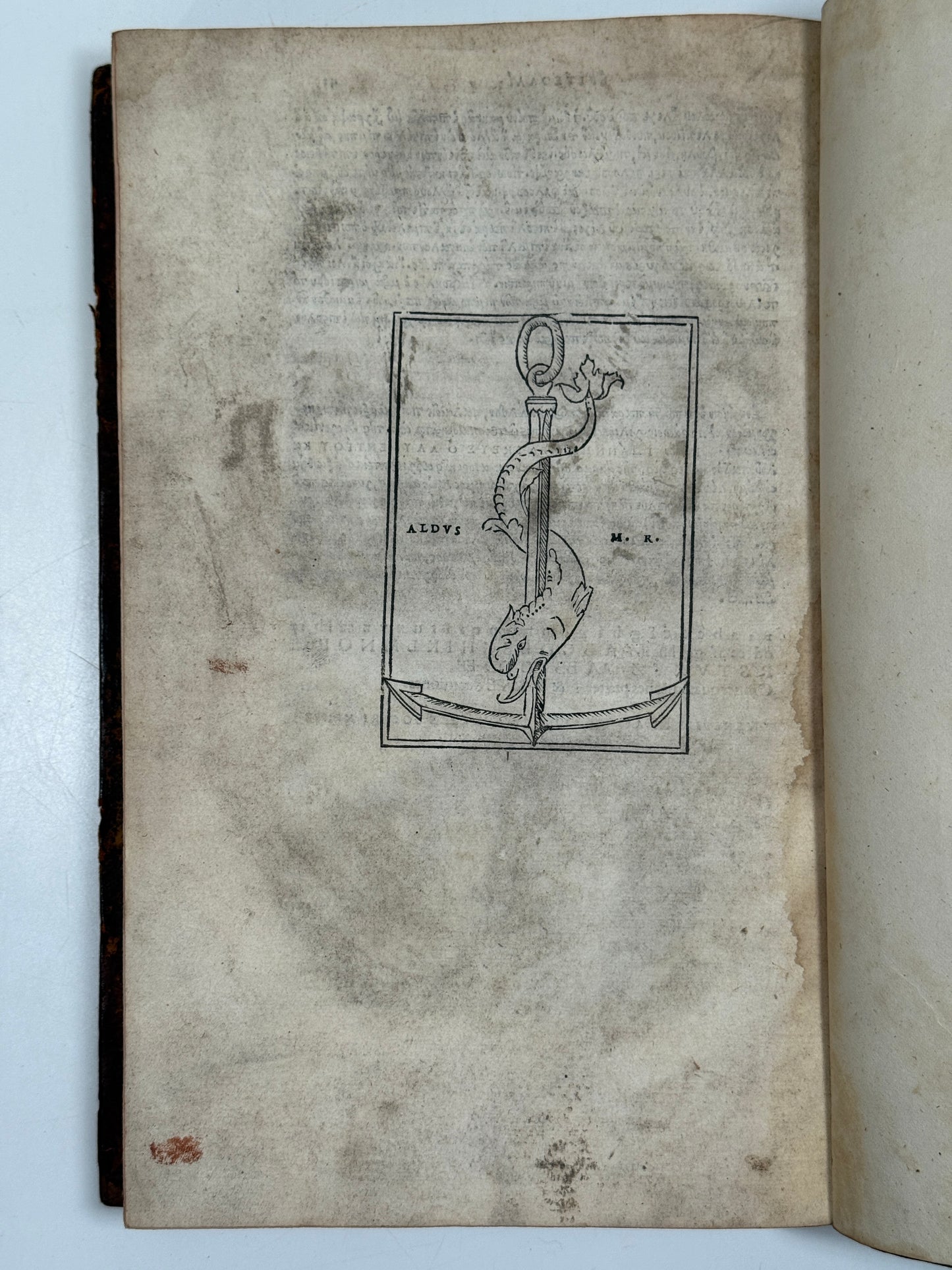 The Editio Princeps of Plato 1513; One of the Most Important Printings of the Aldine Press
