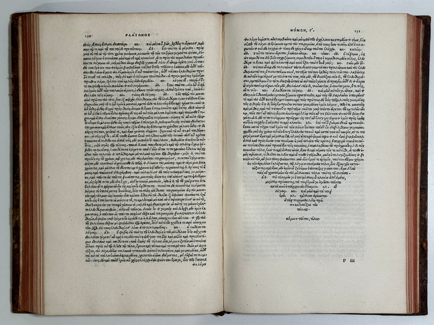 The Editio Princeps of Plato 1513; One of the Most Important Printings of the Aldine Press
