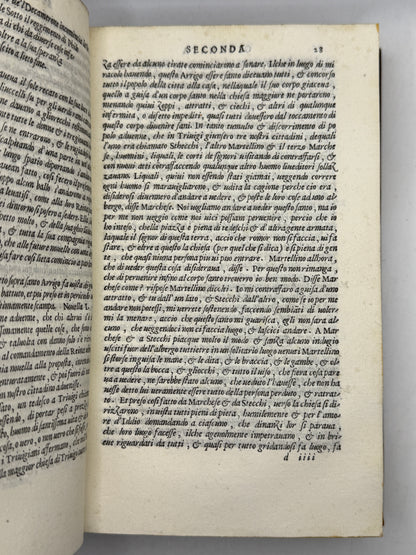 Boccaccio's Decameron 1527 (but 1729); Famous 'Fake' Edition