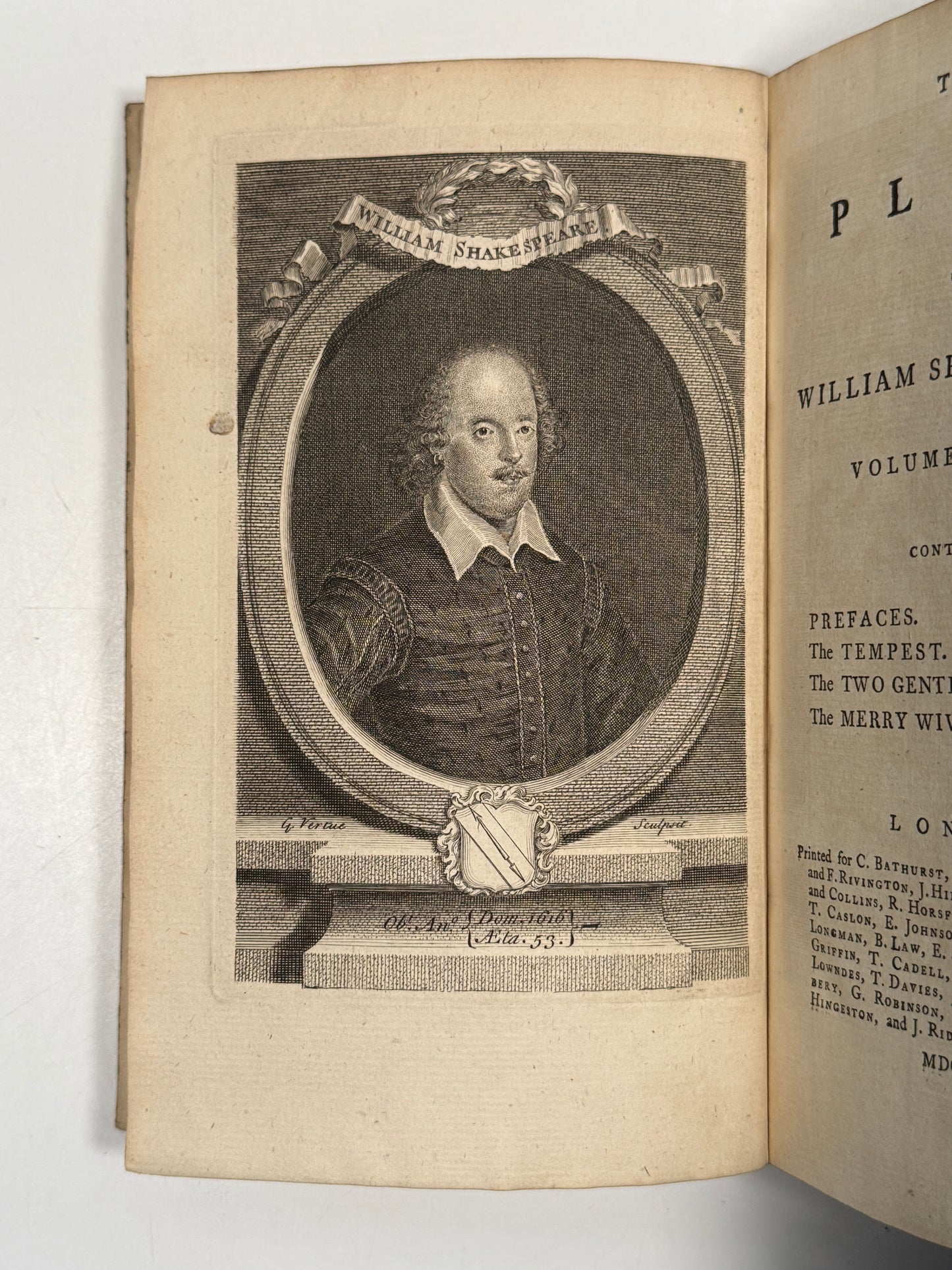 The Plays of William Shakespeare 1773 Samuel Johnson Edition