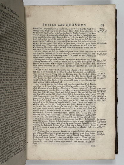 The History of the Quakers by William Sewel 1725