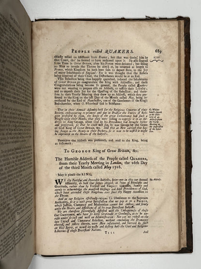 The History of the Quakers by William Sewel 1725