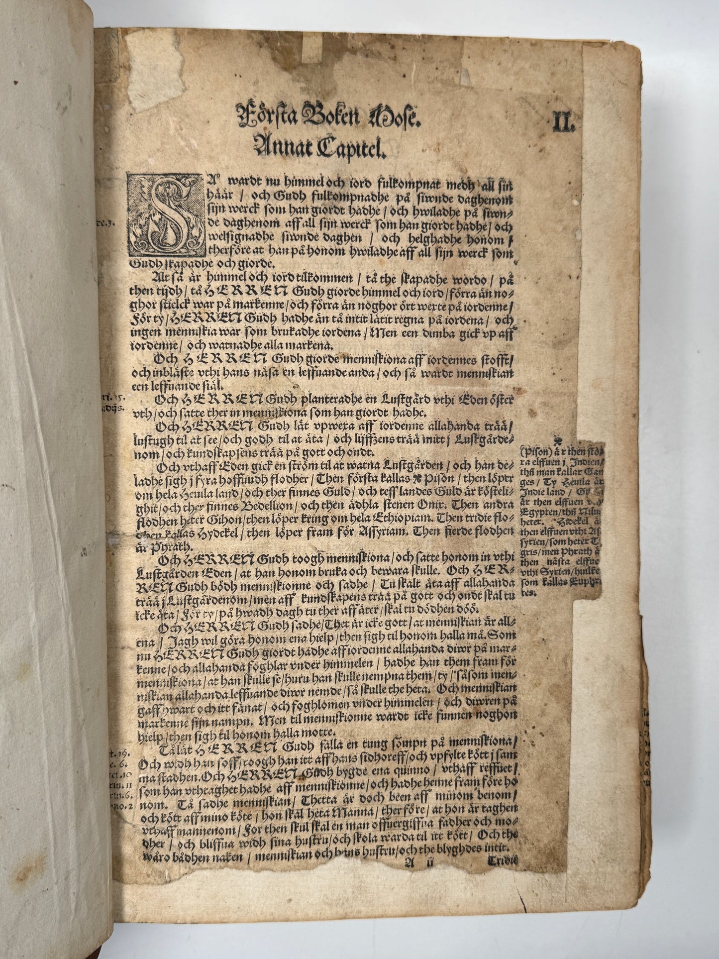 The Gustav Vasa Bible 1540 Editio Princeps of the Swedish Bible