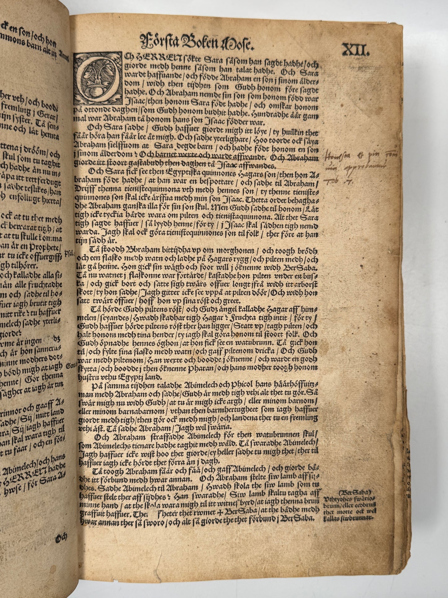 The Gustav Vasa Bible 1540 Editio Princeps of the Swedish Bible