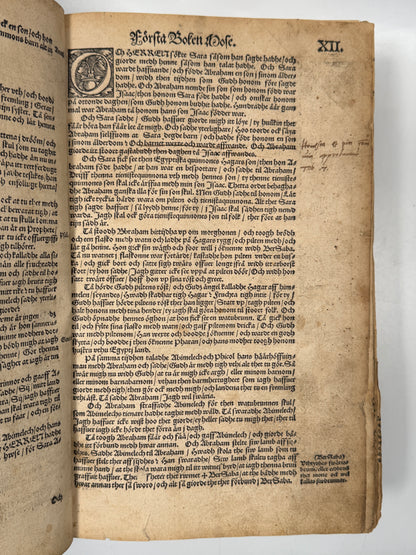 The Gustav Vasa Bible 1540 Editio Princeps of the Swedish Bible