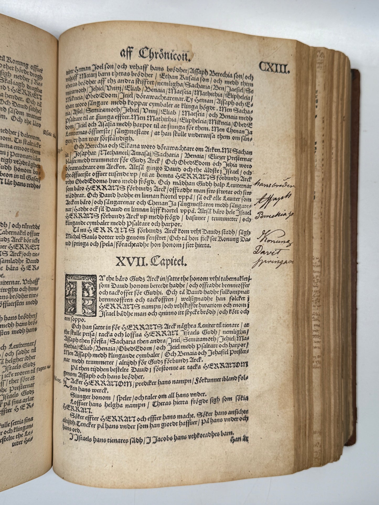 The Gustav Vasa Bible 1540 Editio Princeps of the Swedish Bible