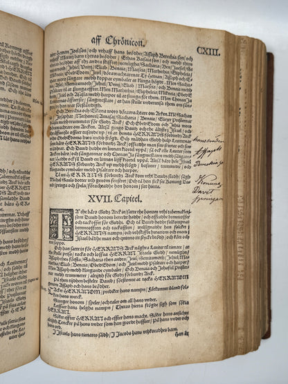 The Gustav Vasa Bible 1540 Editio Princeps of the Swedish Bible