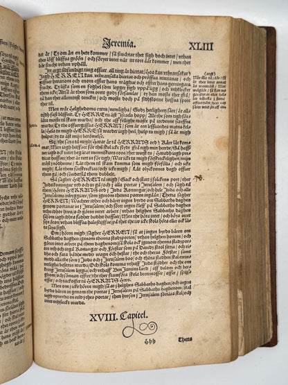 The Gustav Vasa Bible 1540 Editio Princeps of the Swedish Bible