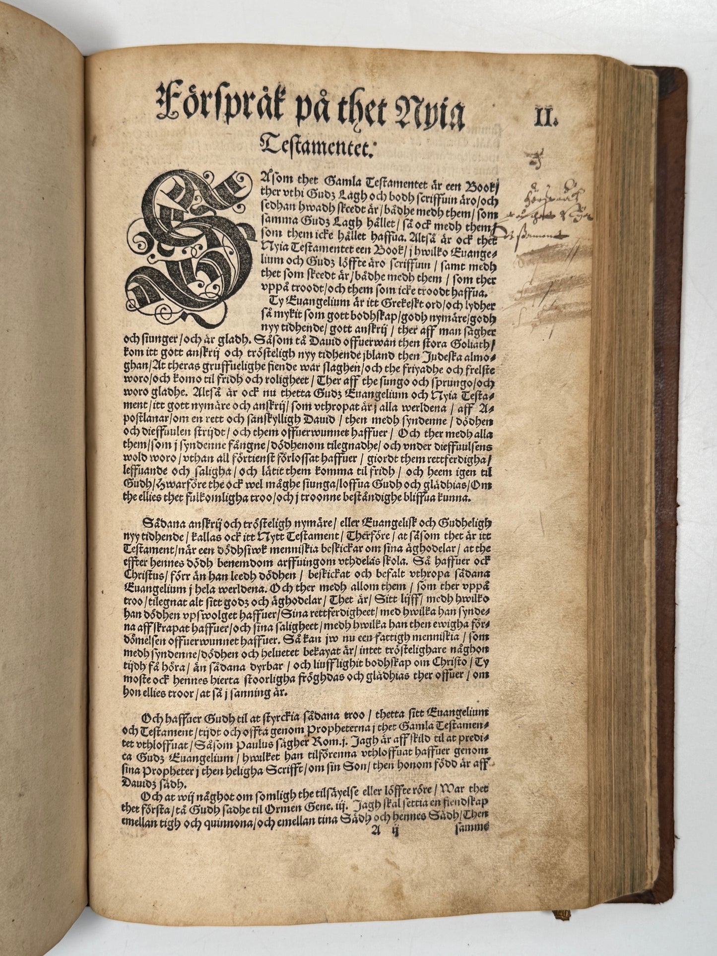 The Gustav Vasa Bible 1540 Editio Princeps of the Swedish Bible