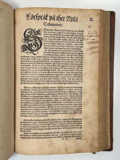 The Gustav Vasa Bible 1540 Editio Princeps of the Swedish Bible