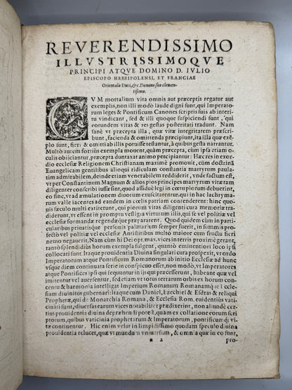 The History of the Popes by B. Platina 1600