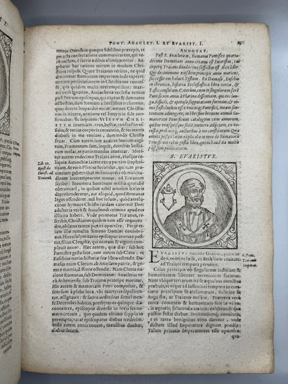 The History of the Popes by B. Platina 1600