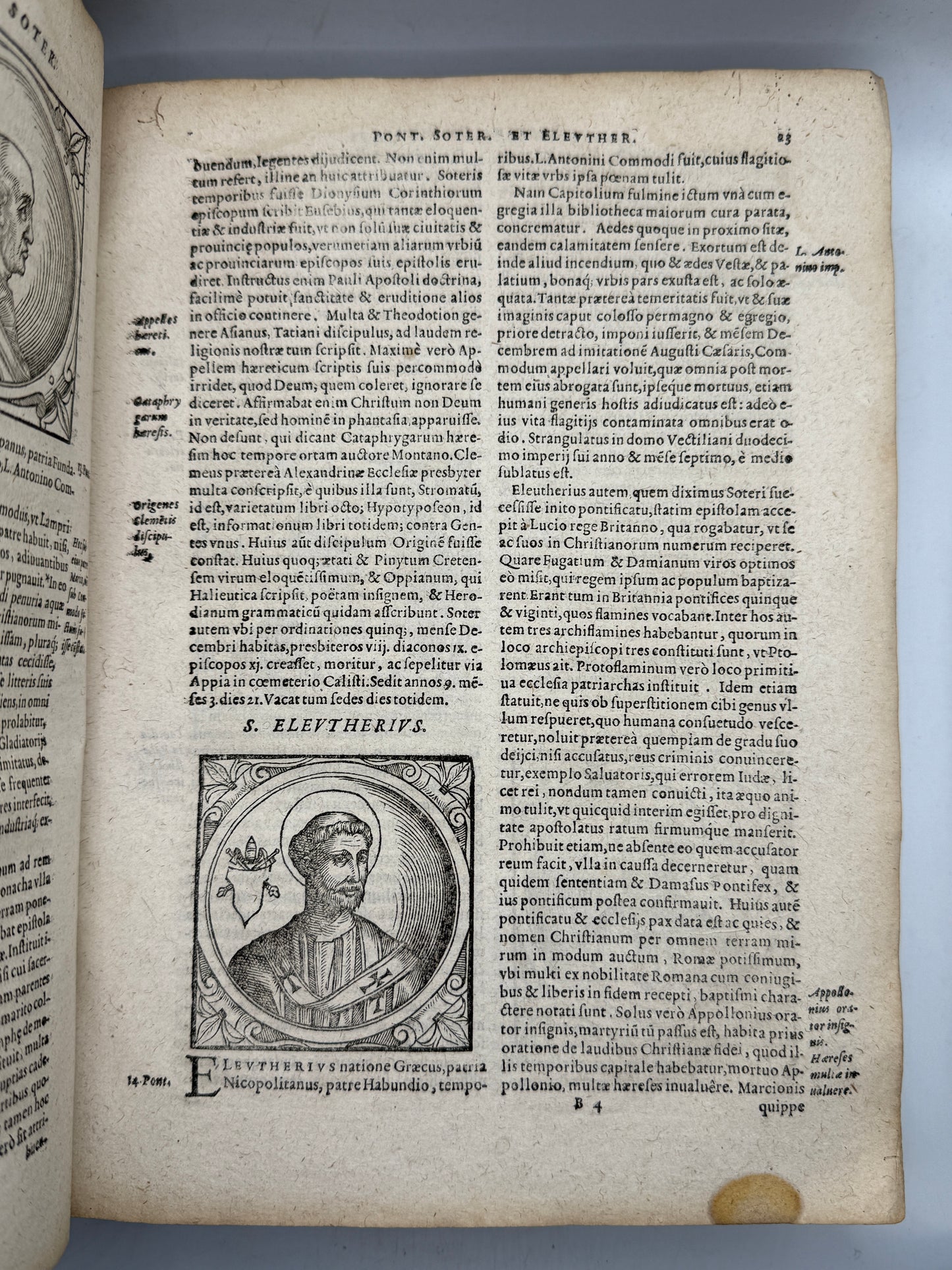 The History of the Popes by B. Platina 1600