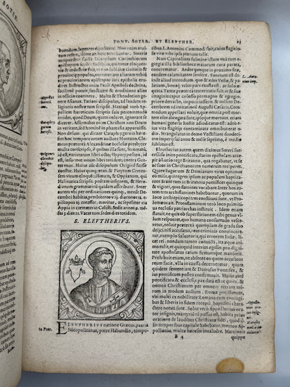 The History of the Popes by B. Platina 1600